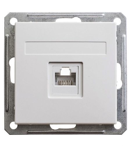 Розеточный механизм СУ PC RJ45 категория 5е (белый) W59 SE