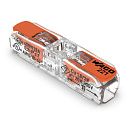 Соединитель для сращивания с рычагом термостойкий до 4мм2 221-2411 WAGO