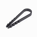 Дюбель-хомут ДХ 11-18 (черный) для круглого кабеля (100шт.) (Fortisflex)