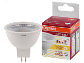 Лампа светодиодная STAR MR16 50 5Вт 3000К 400Лм GU5.3 4058075481169 OSRAM
