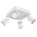 Светильник светодиодный накладной SPOT06-CLL20W-4 20Вт 4000K 1500Лм 250х250х160мм Luminarte металлический белый