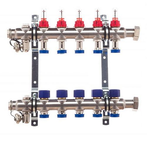Коллекторная группа c расходомером 1х5 выхода TST