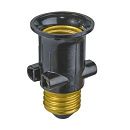 Переходник патрон с Е27 на розетку NLA-E27-S-E27 (черный) Navigator