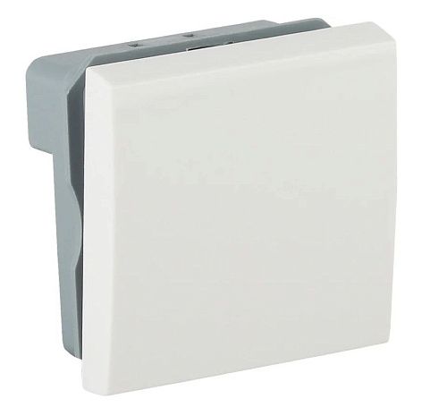 Выключатель модульный 1кл 45х45мм (белый) Ruvinil