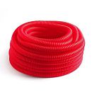 Труба  защитная гофрированная для труб 16мм (красный) Дн25 (50м) PE-X РОС