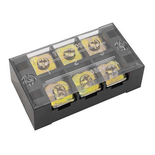 Блок зажимов контактный винтовой 3 пары ТВ-4503 RUICHI