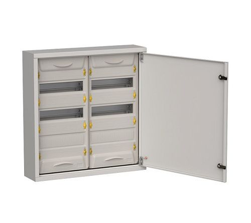 Щит распределительный навесной ЩРн-72 2х36 585х570х140 IP31 серый TITAN 5 ИЭК