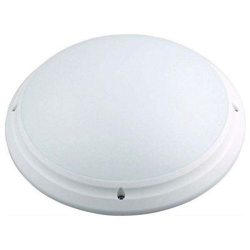 Светильник накаливания настенно-потолочный 60Вт Е27 275х99мм IP65 АКУА Horoz белый круг (400-000-105)