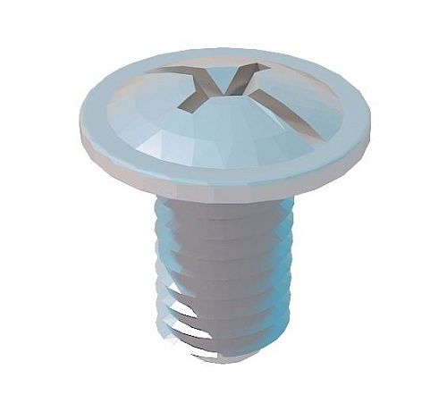 Винт с шлицем комби М6х10мм КМ-Профиль