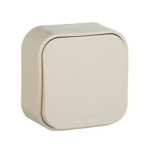 Выключатель 1кл 10А IP20 (слоновая кость) Quteo Legrand/Daccord (782230)