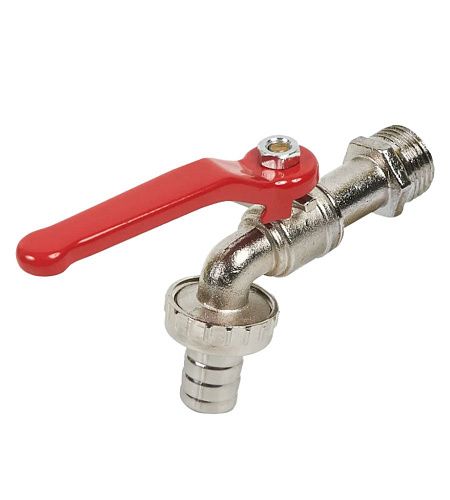 Кран водоразборный 1/2 НР со штуцером ручка рычаг LIGHT MP-У MPF