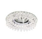 Светильник точечный неповоротный BOHEMIA 51 31 70 50Вт GU5.3 Ø90х15мм Øотв.60мм IP20 ITALMAC прозрачное зеркало