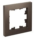 Рамка 1 пост (мокко) ATLASDESIGN SE