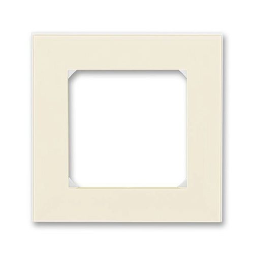 Рамка 1 пост (слоновая кость/белый) Levit ABB