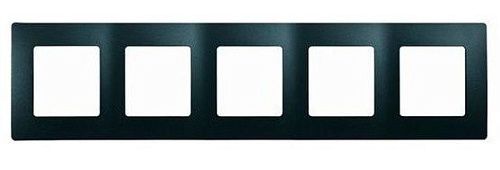 Рамка 5 постов (антрацит) Etika Legrand/Daccord/ИЭК (672585)