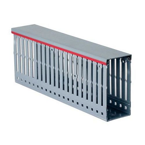 Короб с крышкой перфорированный 80х80мм (серый) RL12 DKC 1м