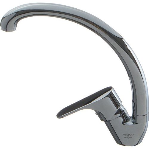 Смеситель кухня MELODIA Rock картридж 35мм утка БЕЗ ПОДВОДКИ MDV35212