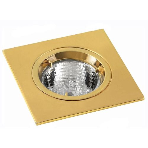 Светильник точечный TERRA 51 2 04 50Вт GU5.3 80х80мм Øотв.70мм IP20 КОМТЕХ золото