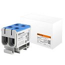 Клемма вводная силовая КВС 4 ввода 6-50мм2 (синий) TDM