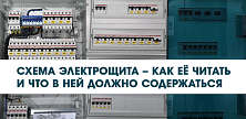 Схема электрощита – как её читать и что в ней должно содержаться