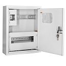 Щит учетно-распределительный навесной ЩРУН-1/12 Э замок+окно 1дв 1ряд 360х280х110мм без сал. Øотв32мм 2018-1 IP31 MECAS Щит учетно-распределительный навесной ЩРУН-1/12 Э замок+окно 1дв 1ряд 360х280х110мм без сал. Øотв32мм 2018-1 IP31 MECAS