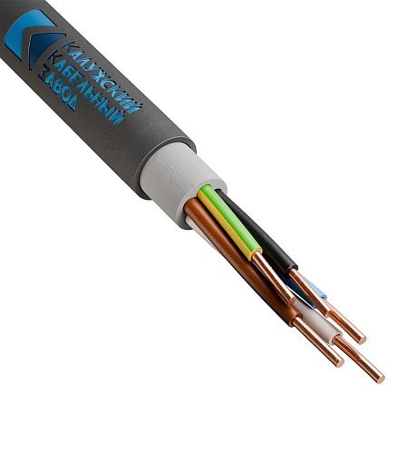 Кабель силовой ВВГзнг(А)-LS 5х10.0 ож-0.66 Калужский кабельный завод (ККЗ) (ГОСТ)