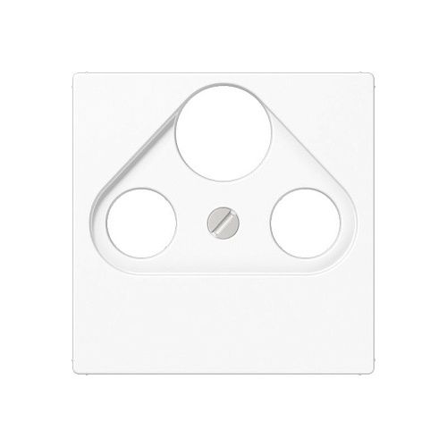 Накладка для универсальной SAT-TV-FM-розетки термопласт A 500 (белый) JUNG