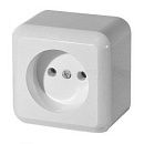Розетка ОУ 1-м без заземления (белый) Contura ELSO