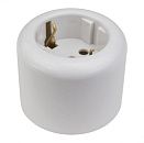 Розетка с заземляющим контактом R. керамика (белый) Ришелье BIRONI