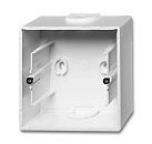 Коробка для наружнего монтажа 1 пост (альпийский белый) Basic 55 ABB Коробка для наружнего монтажа 1 пост (альпийский белый) Basic 55 ABB