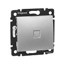 Выключатель 1кл с зеленой подсветкой (алюминий) Valena Classic Legrand (770110) Выключатель 1кл с зеленой подсветкой (алюминий) Valena Classic Legrand (770110)