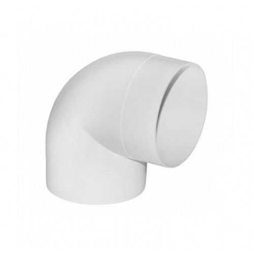 Колено круглое пластик 90° ø100мм (10ККП.) ERA