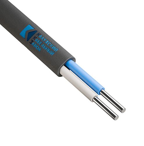 Кабель силовой АВВГ-П нг(А) 2х2.5 Калужский кабельный завод (ККЗ) (ГОСТ)