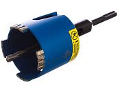 Коронка алмаз. в сборе по бетону 72мм вод. охл. в безуд. реж. бет./кирп.New FormulaTRIO-DIAMOND