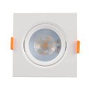 Светильник светодиодный точечный MAYA-7 7Вт 6400K 100-240В 85х25мм Øотв.70мм (белый) Horoz (016-054-0007)