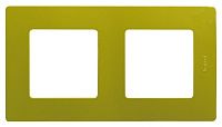 Рамка 2 поста (зеленый папоротник) Etika Legrand/Daccord/ИЭК (672542) Рамка 2 поста (зеленый папоротник) Etika Legrand/Daccord/ИЭК (672542)