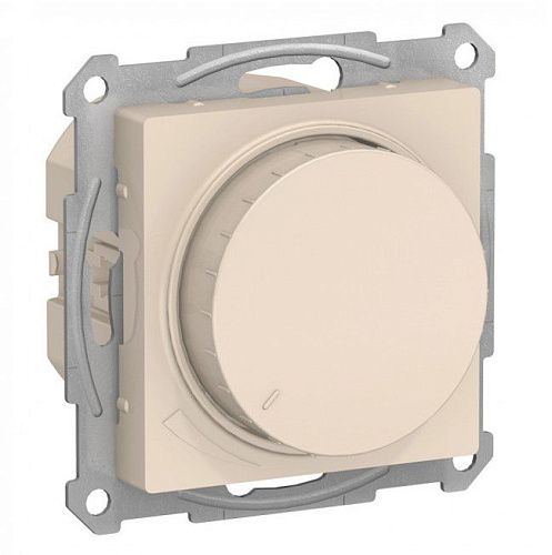 Светорегулятор (диммер) поворотно-нажимной 400Вт (бежевый) ATLASDESIGN SE