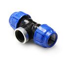 Тройник с внутренней резьбой 20x1/2" усиленный оцинкованным кольцом POELSAN 10008311