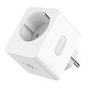 Сетевой переходник (умная розетка) 10А 2300Вт 207-253В IP20 c заземлением GAUSS Smart Home