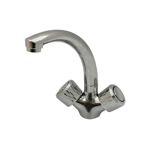 Смеситель умывальник MELODIA Elegia литой излив керамика БЕЗ ПОДВОДКИ MDV32022