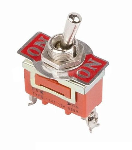 Тумблер 250В 15А (3c) ON-ON 1п (KN-102) REXANT
