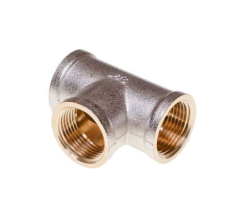 Тройник никелированный ВВВ 1/2" СТМ