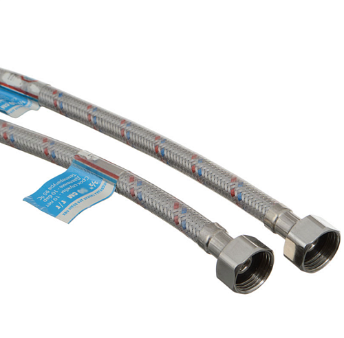 Подводка для воды 1/2"  150 см в/в (нерж. сталь) с ПВХ покрытием TР-сантехника