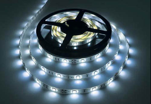 Лента светодиодная 2850 12В IP22 240 диодов/метр (комплект: лента+блок питания 5А) белый