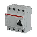 Устройство защитного отключения 4п 40А 30мА тип AC FH204 AC-40/0.03 6кА ABB