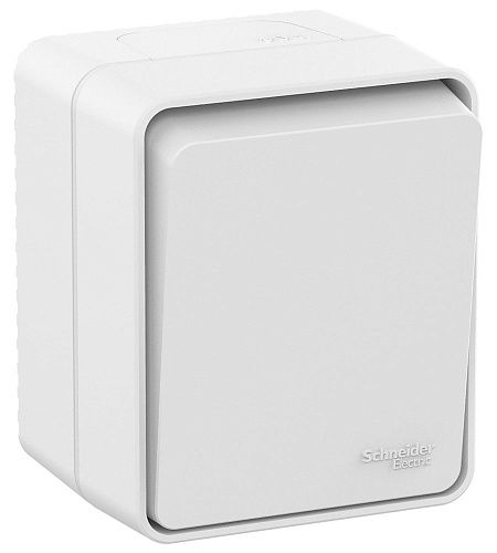 Выключатель ОУ 1кл 10АХ IP54 (белый) AtlasDesign Profi54 SE