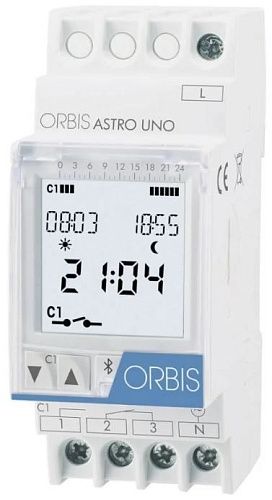 Астрономический таймер ASTRO NOVA CITY 2х16А ORBIS Испания (OB178012)