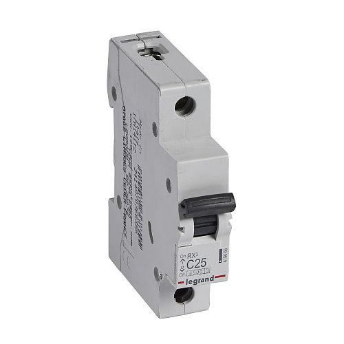 Автоматический выключатель 1п C25 4.5кА RX3 Legrand/ИЭК (419666)