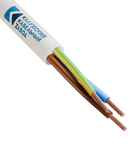 Провод соединительный ПВСн 3х0.75 Калужский кабельный завод (ККЗ) (ГОСТ)