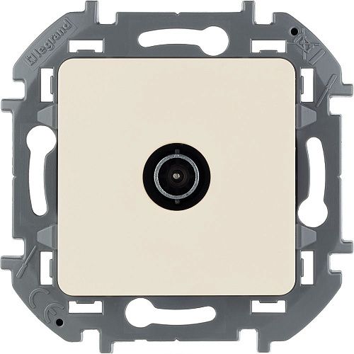 Розетка TV звезда 2дБ 0-2400мГц (слоновая кость) INSPIRIA Legrand/Daccord (673851)